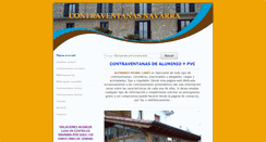 Desktop Screenshot of contraventanas-navarra.com